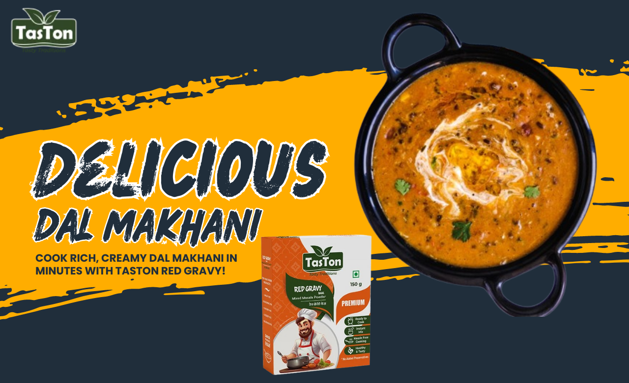 Dal Makhani with TasTon Red Gravy Powder