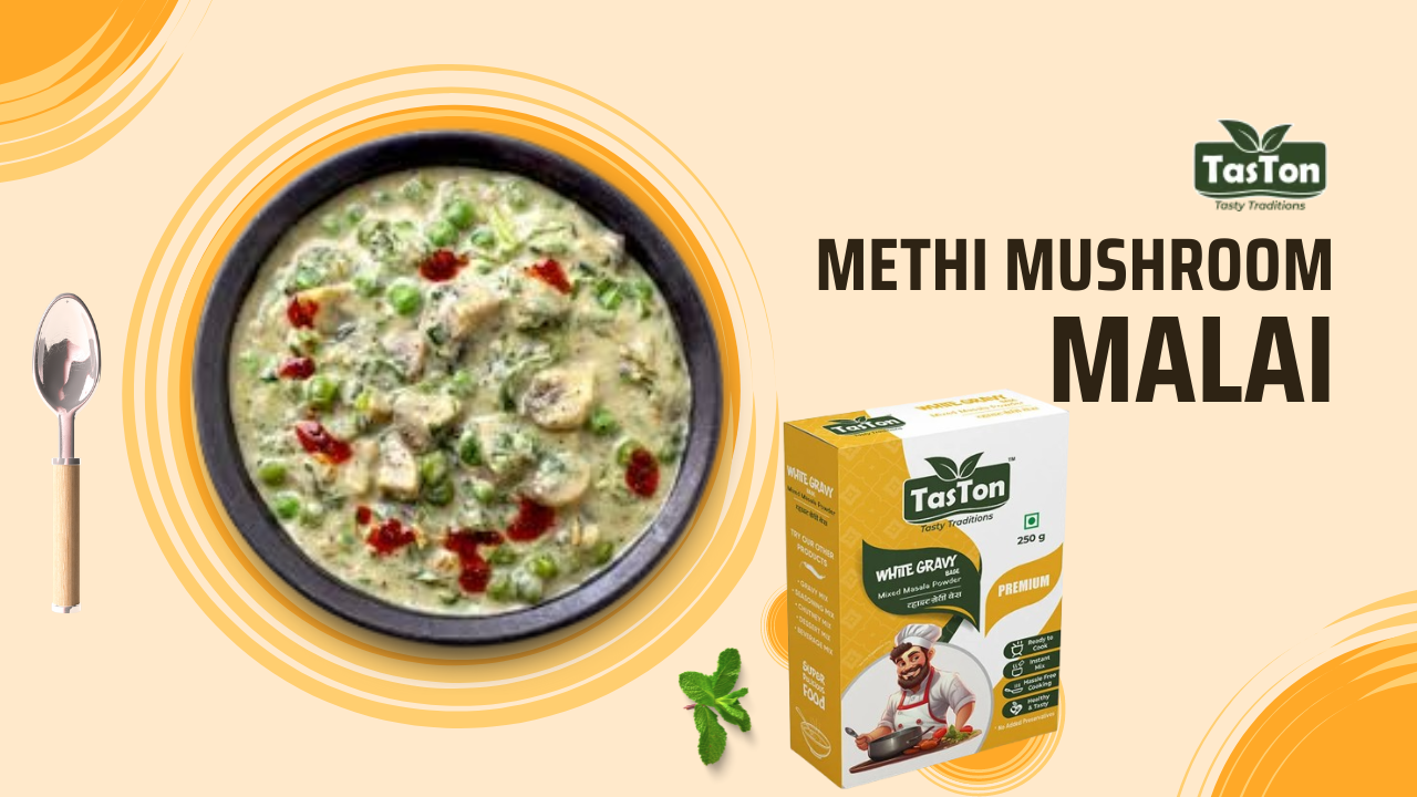 Methi Mushroom Malai